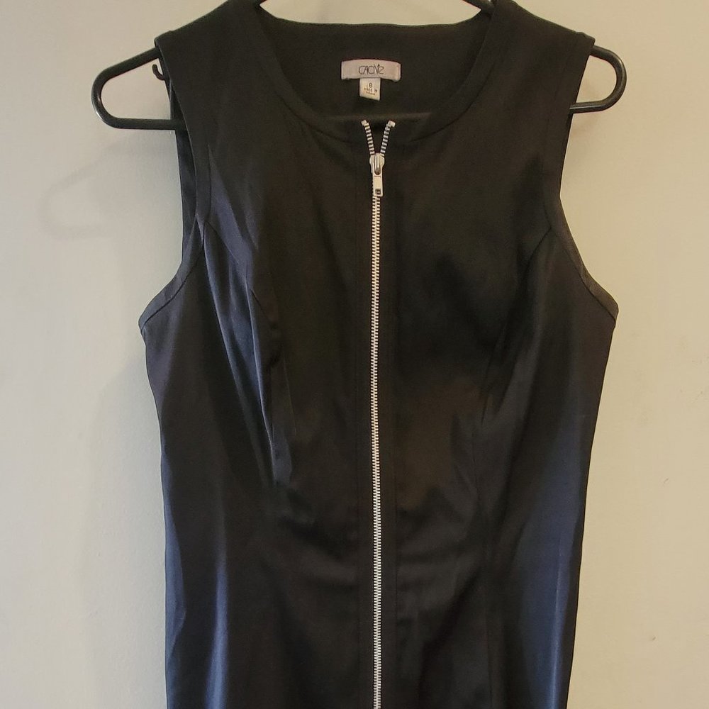 Zipper midi dress